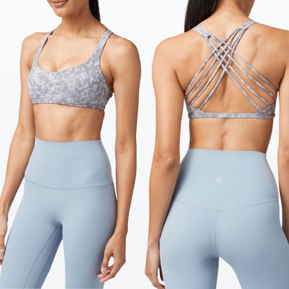 lululemon | Free To Be Bra *Wild Summer Shade Ice Grey - Picture 1 of 6